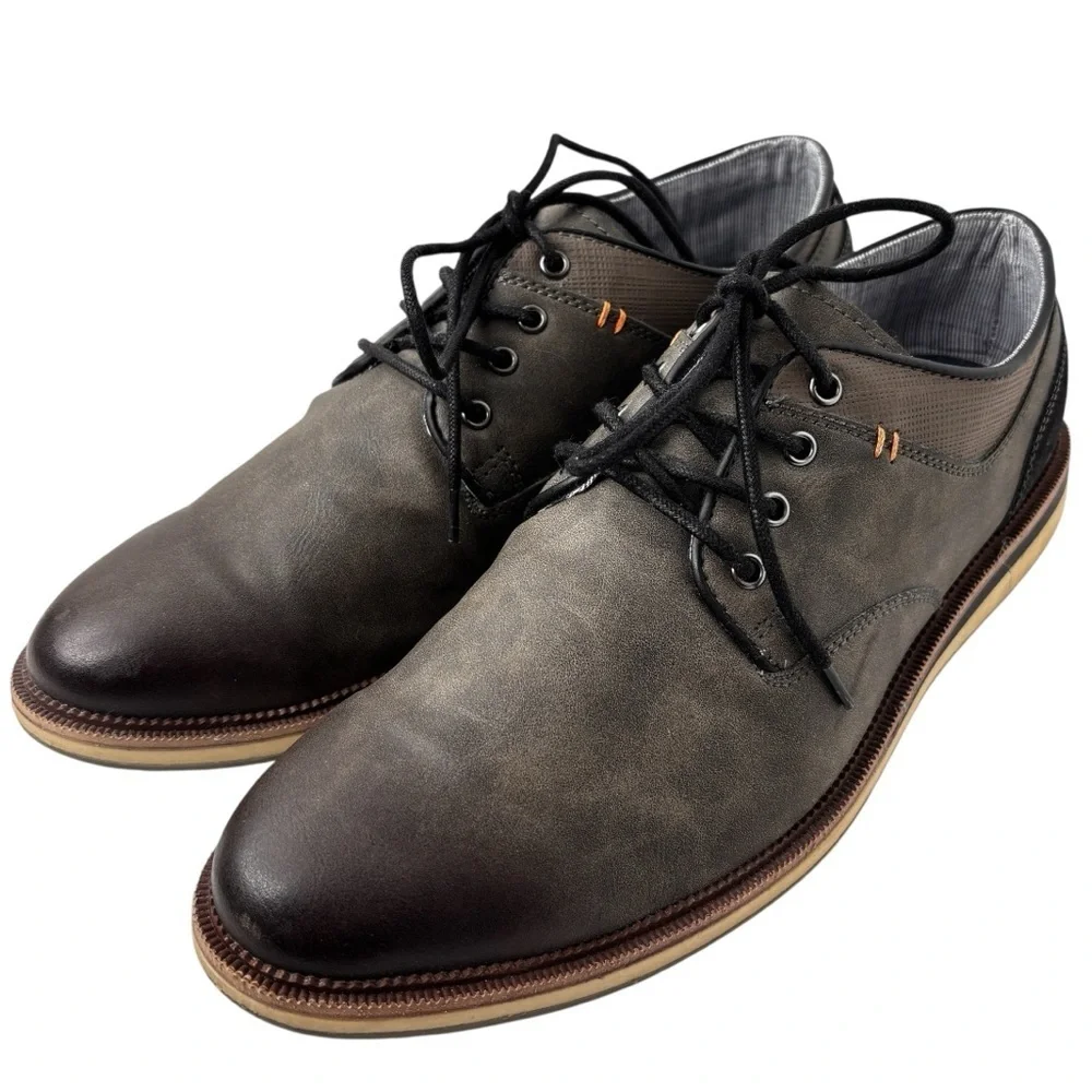 Sonoma Goods For Life Vitalize Ortholite Tie Shoes Size 11 Dark Gray Oxford